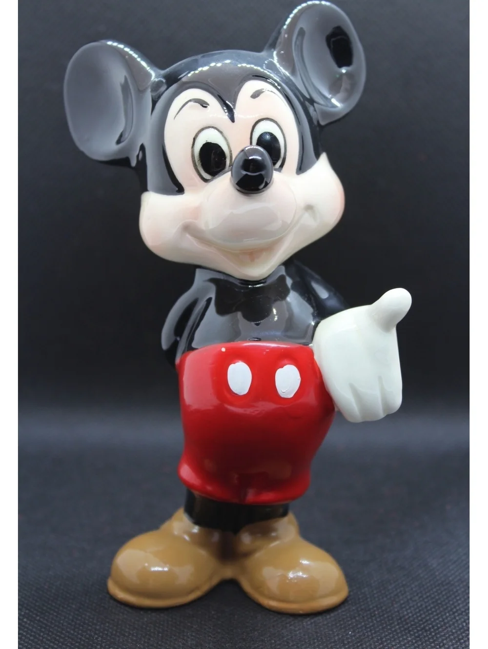 VTG 1970s Walt Disney Productions Japan Mickey & Minnie Mouse Figurines Lot of 2